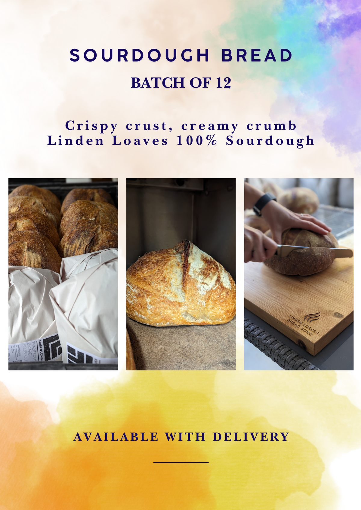 Sourdough Bread - Batch of 12