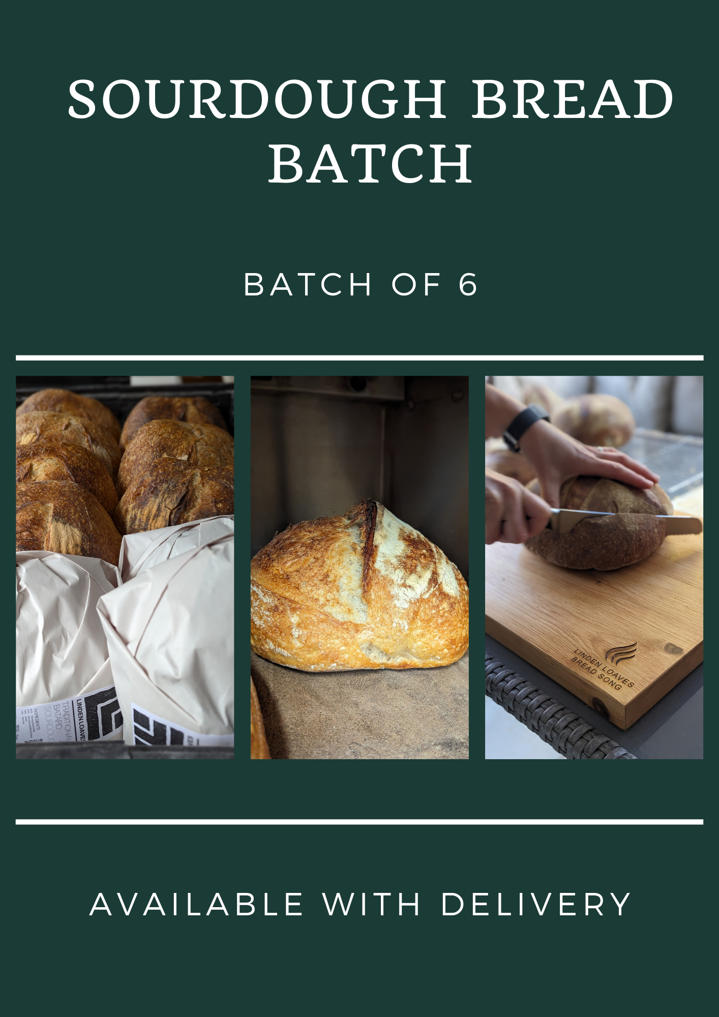 Sourdough Bread - Batch of 6
