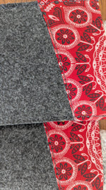 Load image into Gallery viewer, Bow Fiddle Bread Knife with Eco-felt Pouch
