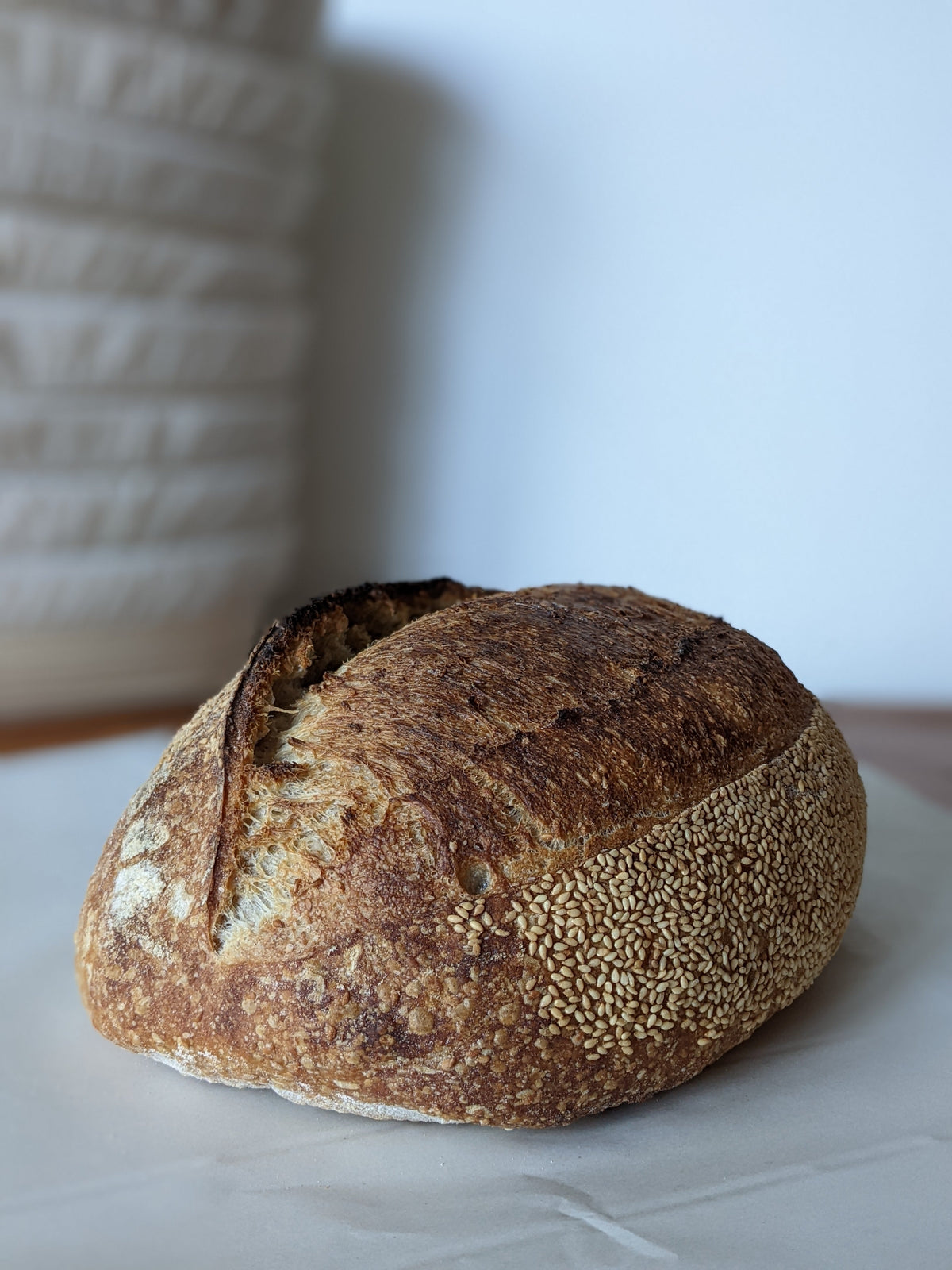 White Sesame Sourdough